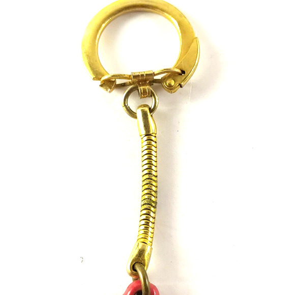 Minnesota Land Of 10000 Lakes Vintage Keychain red plastic - Picture 6 of 6